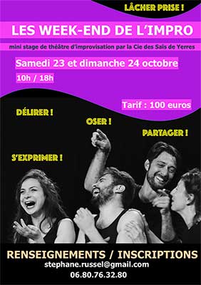 STAGE DE THEATRE D'IMPROVISATION